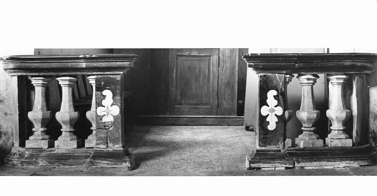 balaustrata di cappella, opera isolata - bottega lombarda (sec. XVIII)