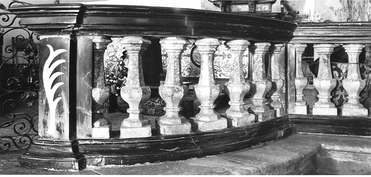 balaustrata di altare, opera isolata - bottega lombarda (sec. XVIII)