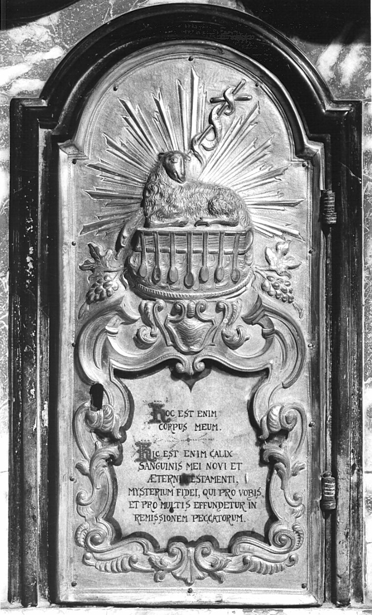 sportello di tabernacolo - bottega milanese (sec. XVIII)