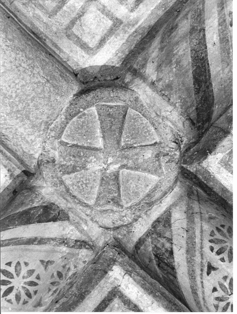 chiave di volta, opera isolata - bottega lombarda (sec. XIV)