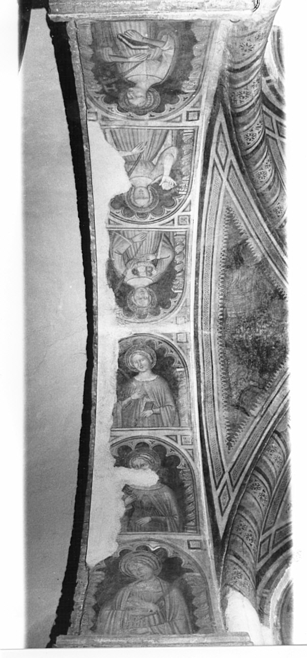 sante (dipinto, elemento d'insieme) - ambito lombardo (terzo quarto sec. XIV)