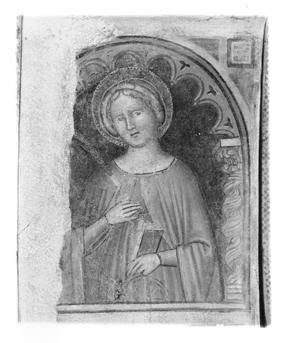 Santa Caterina d'Alessandria (dipinto, elemento d'insieme) - ambito lombardo (terzo quarto sec. XIV)