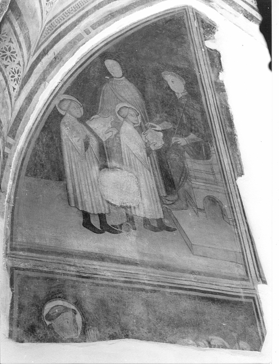 Storie di San Pietro Martire (dipinto, elemento d'insieme) - ambito lombardo (terzo quarto sec. XIV)