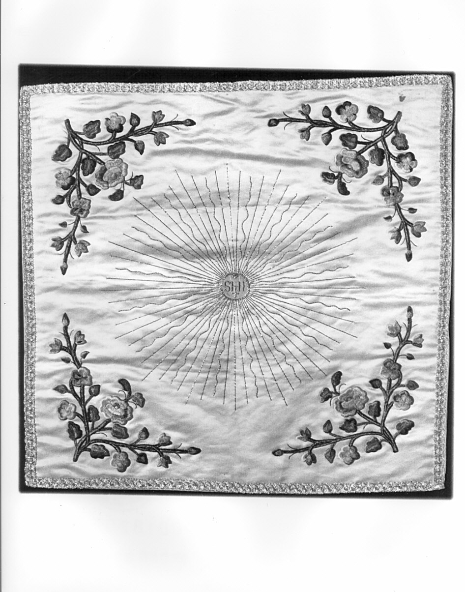 velo di calice, opera isolata - manifattura italiana (seconda metà sec. XIX)