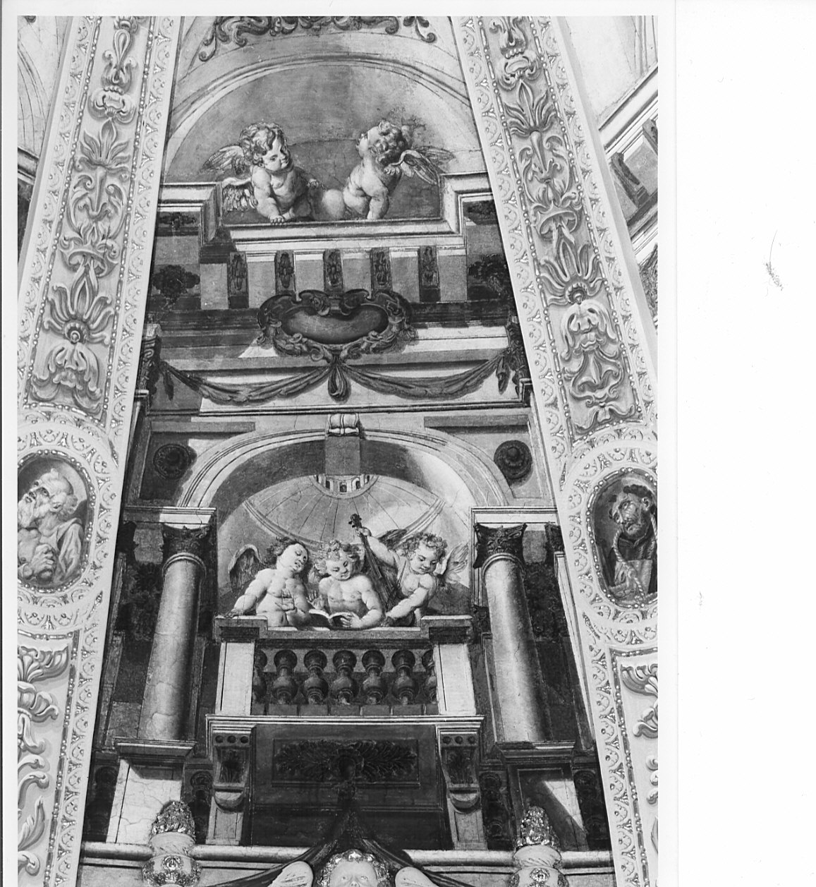 decorazione pittorica, elemento d'insieme di Caravaggio Paolo detto Morello (attribuito) (sec. XVII)