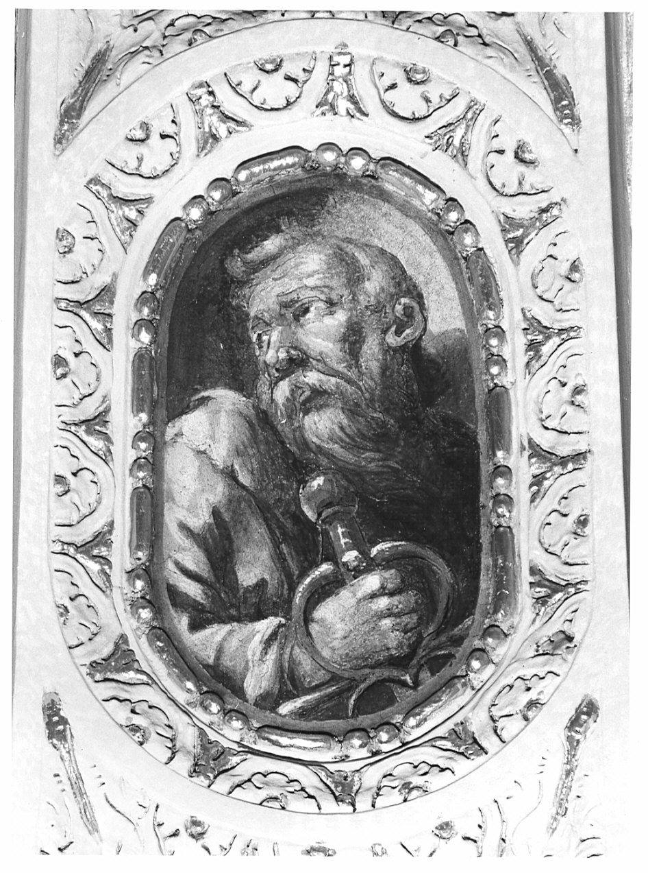 San Paolo (decorazione pittorica, elemento d'insieme) di Caravaggio Paolo detto Morello (attribuito) (sec. XVII)