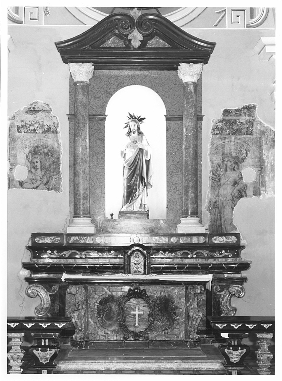 altare, complesso decorativo - bottega lombarda (sec. XVIII, sec. XX)