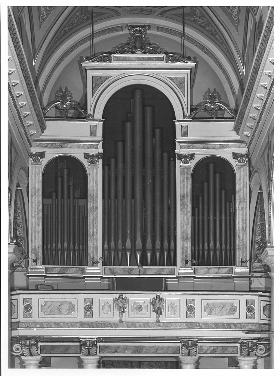 tribuna d'organo, opera isolata - bottega lombarda (sec. XIX)