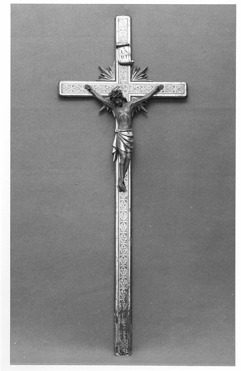 croce processionale, opera isolata - bottega lombarda (sec. XIX)