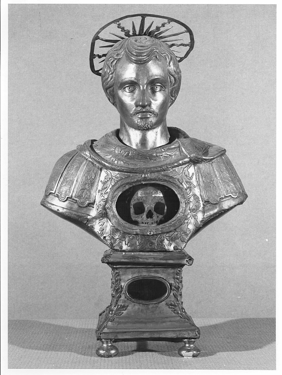 reliquiario - a busto, opera isolata - bottega lombarda (fine sec. XVIII)