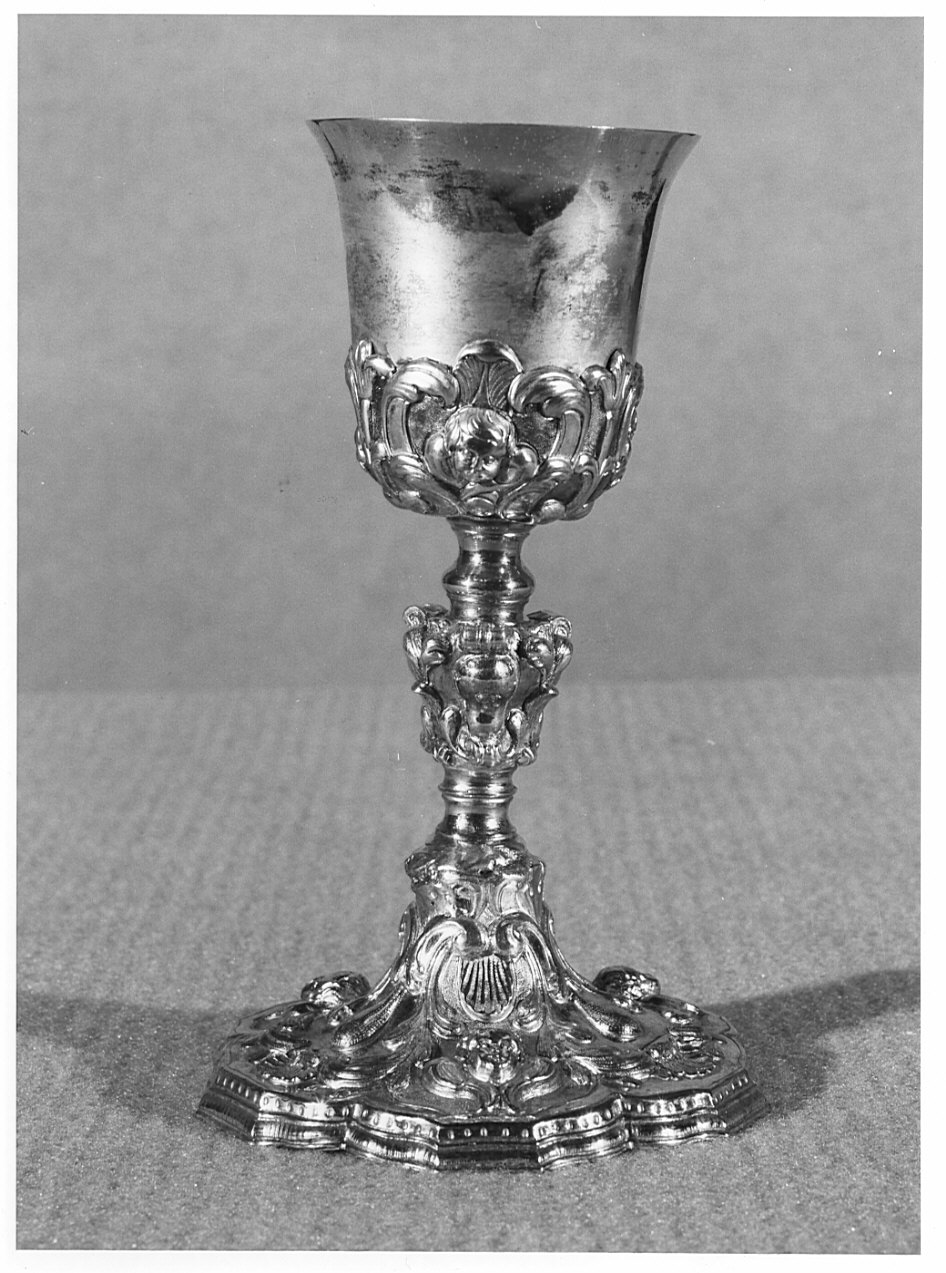 calice, opera isolata - bottega lombarda (sec. XVIII)