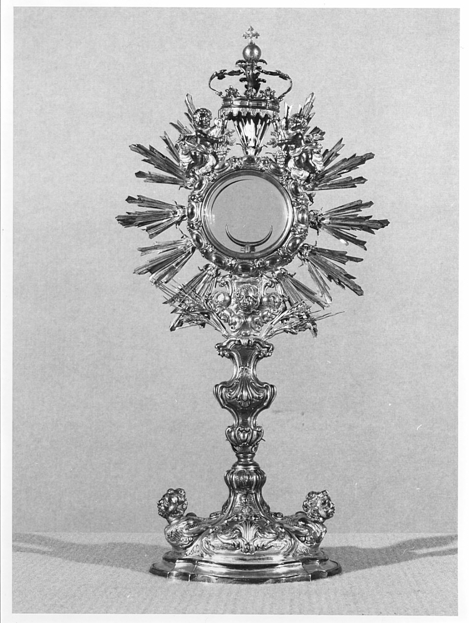 ostensorio, opera isolata - bottega lombarda (fine sec. XVIII)