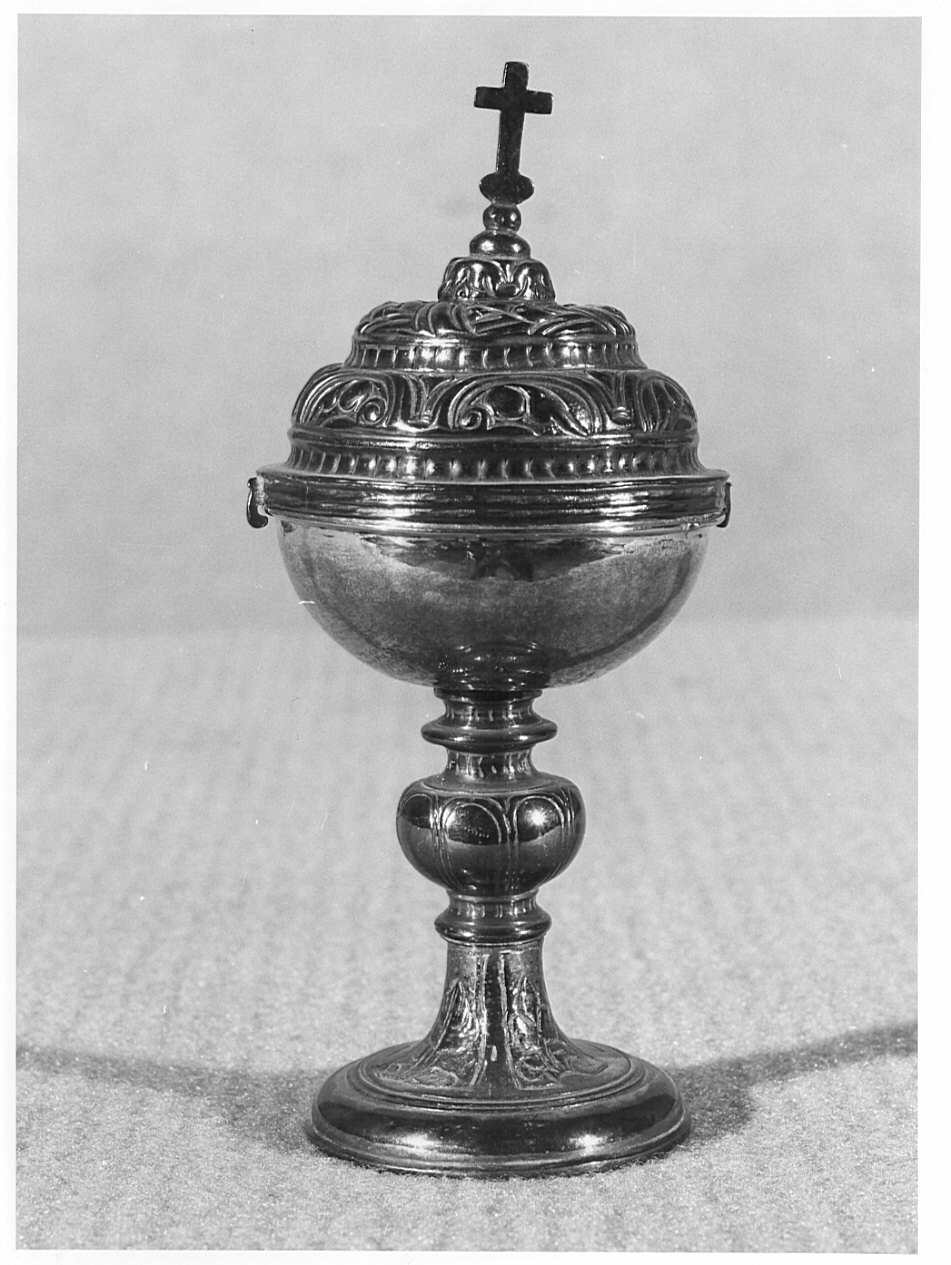 pisside da viatico, opera isolata - bottega lombarda (sec. XVII)