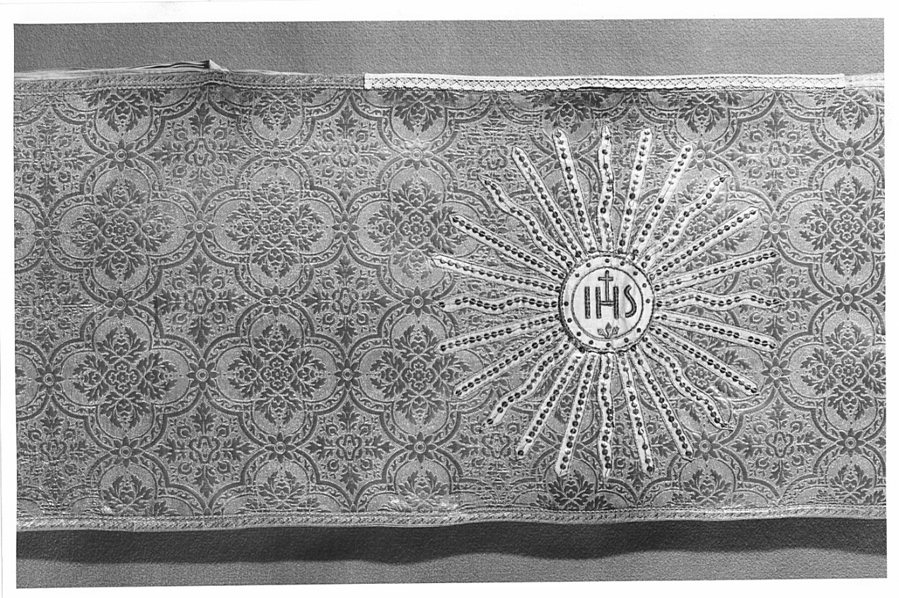 velo omerale, opera isolata - manifattura italiana (sec. XIX)