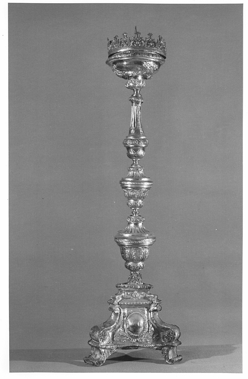 candeliere, serie - bottega italiana (prima metà sec. XIX)