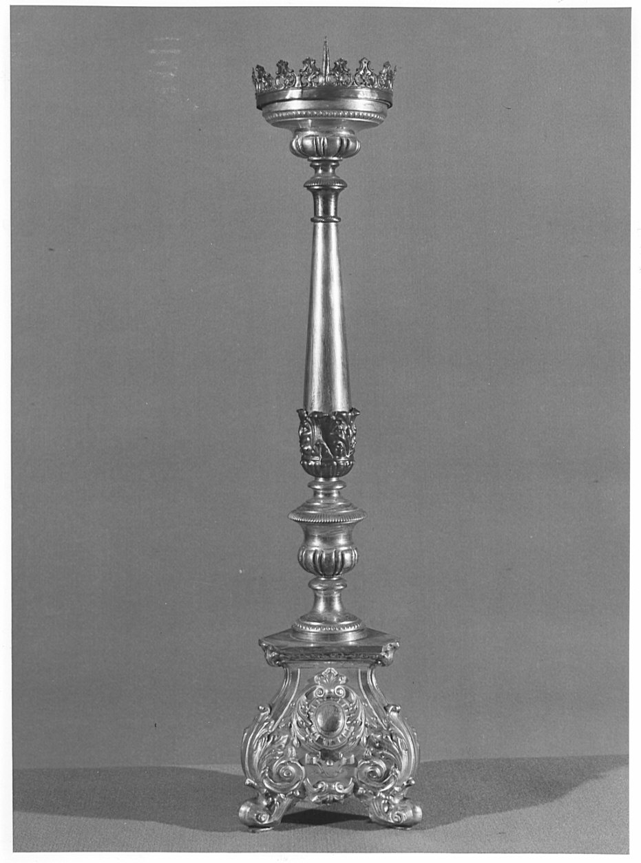 candeliere, serie - bottega italiana (fine sec. XIX)