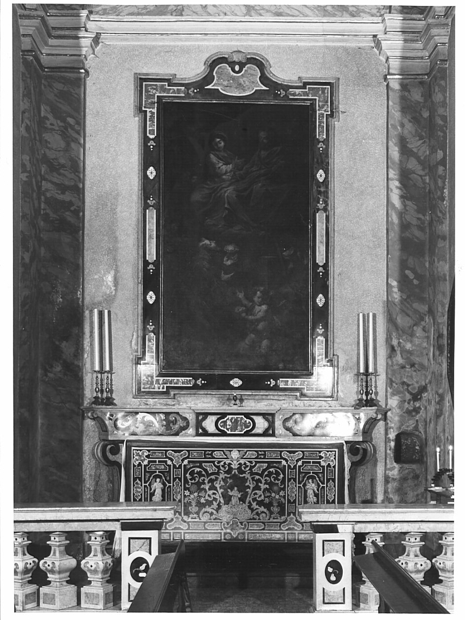 altare, complesso decorativo - bottega italiana (sec. XVIII)