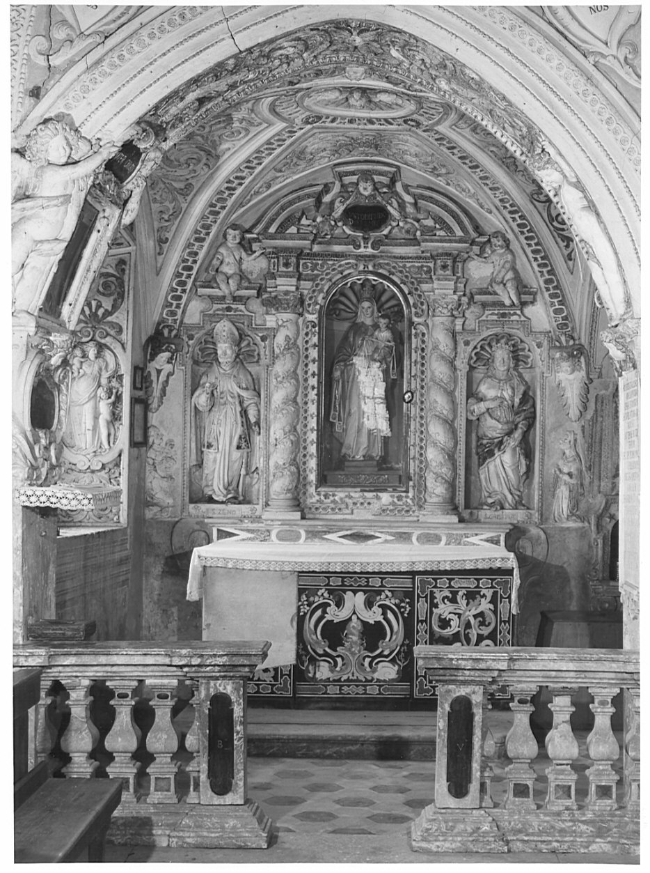 decorazione plastica, complesso decorativo - bottega italiana (sec. XVII)