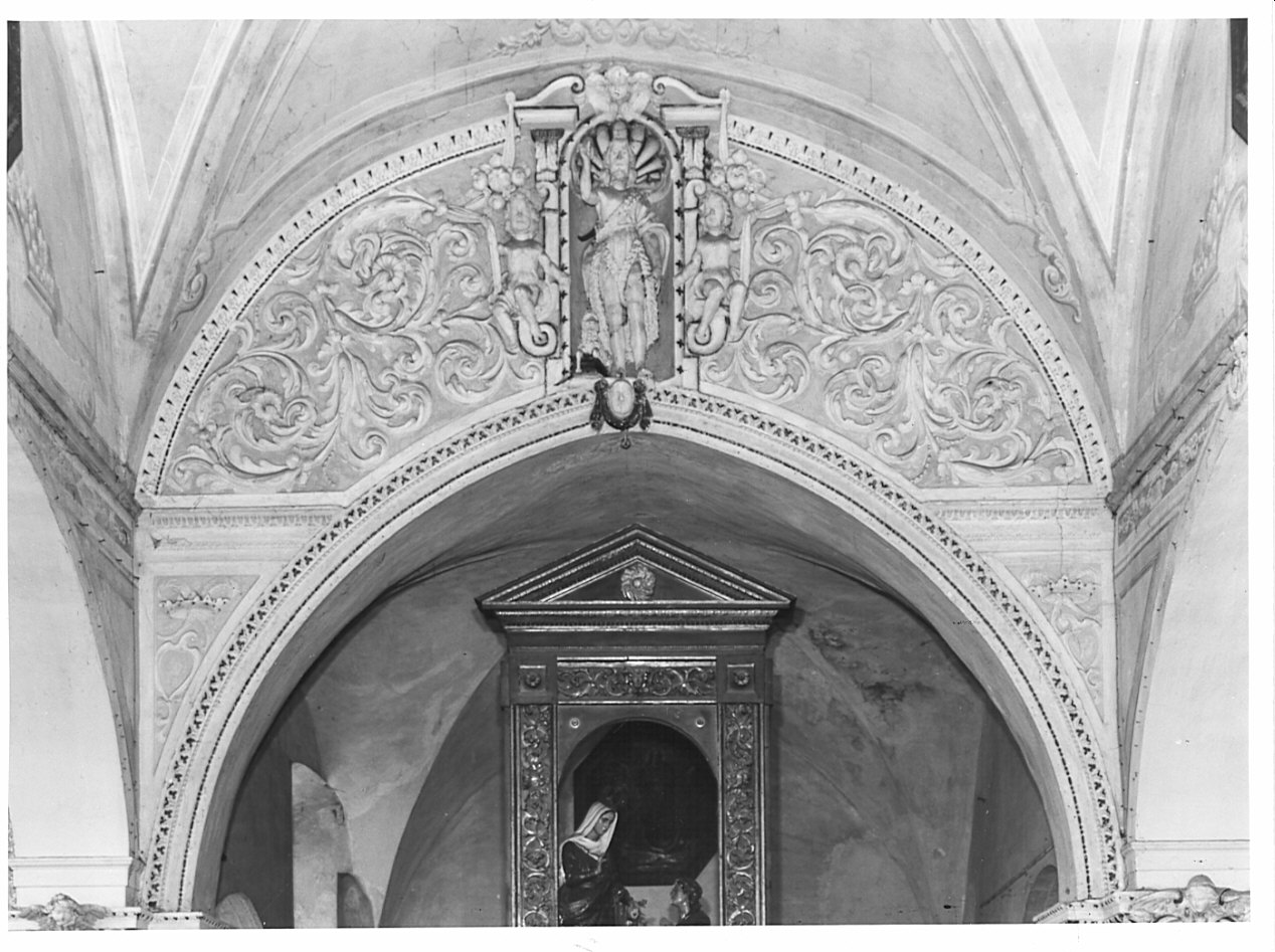 decorazione plastica, elemento d'insieme - bottega italiana (sec. XVII)