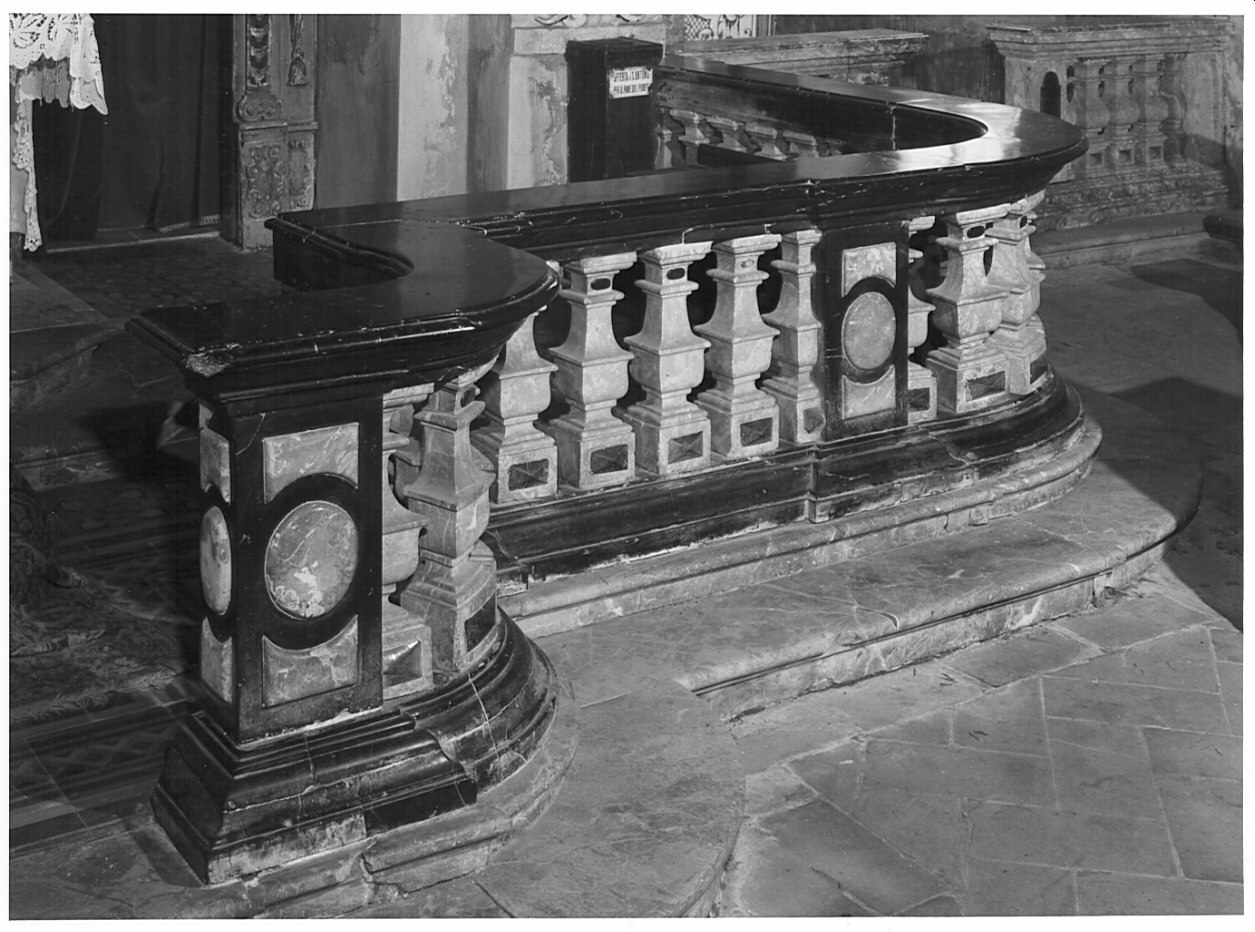 balaustrata, opera isolata - bottega italiana (sec. XVIII)