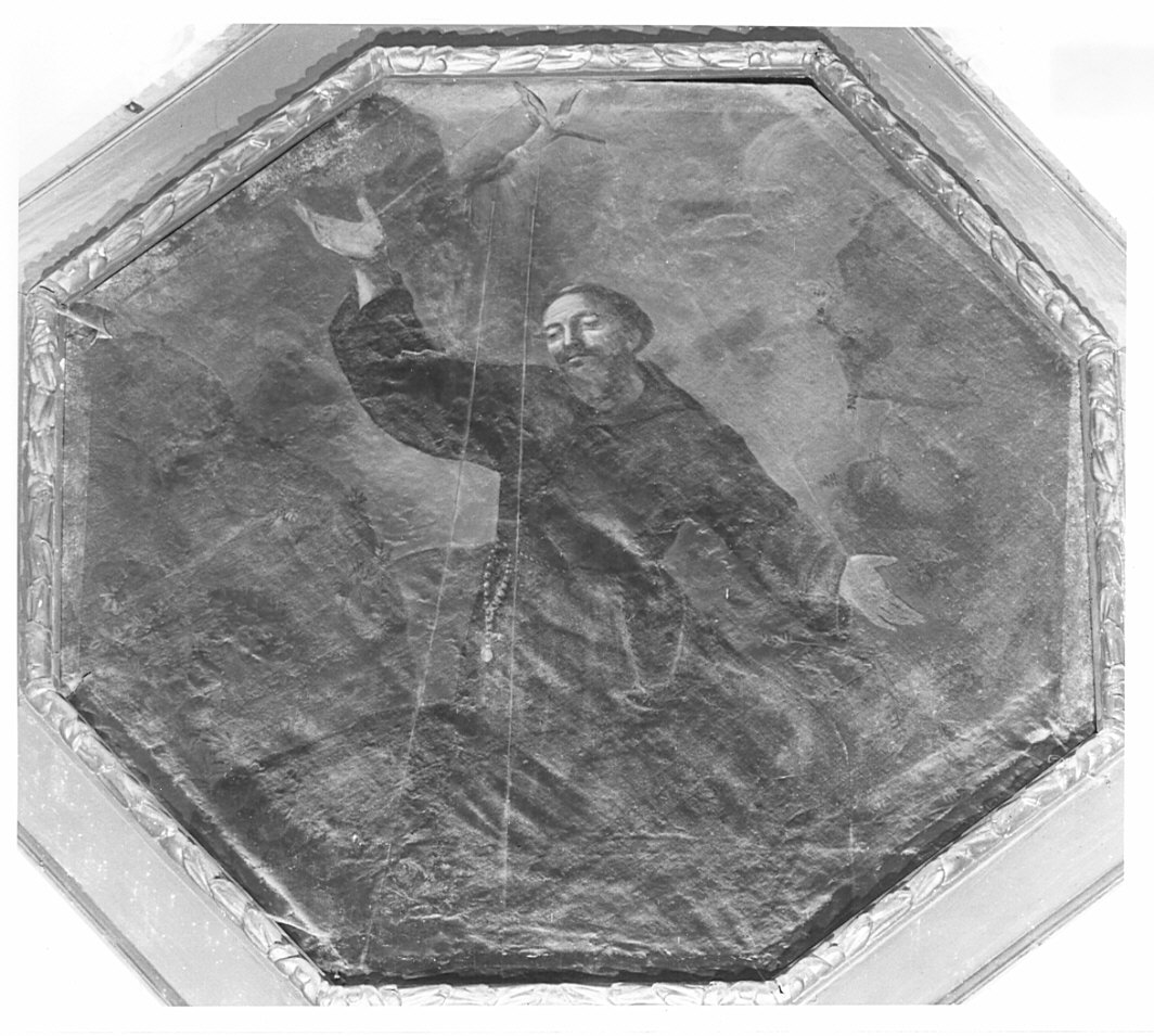 San Francesco d'Assisi riceve le stimmate (dipinto, opera isolata) - ambito italiano (fine/inizio secc. XVII/ XVIII)