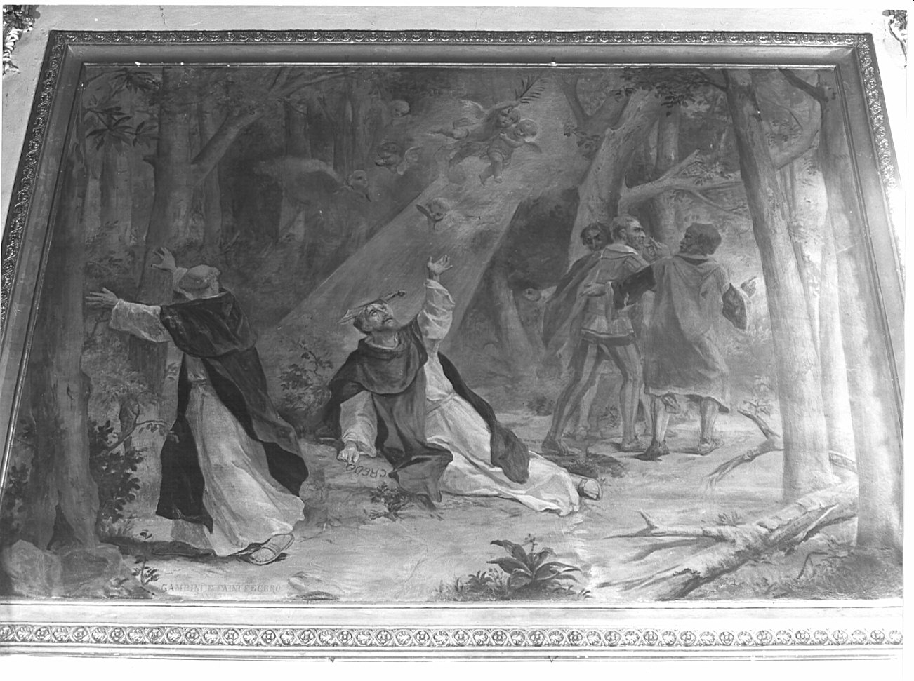 martirio di San Pietro da Verona (dipinto, opera isolata) - ambito italiano (sec. XIX)