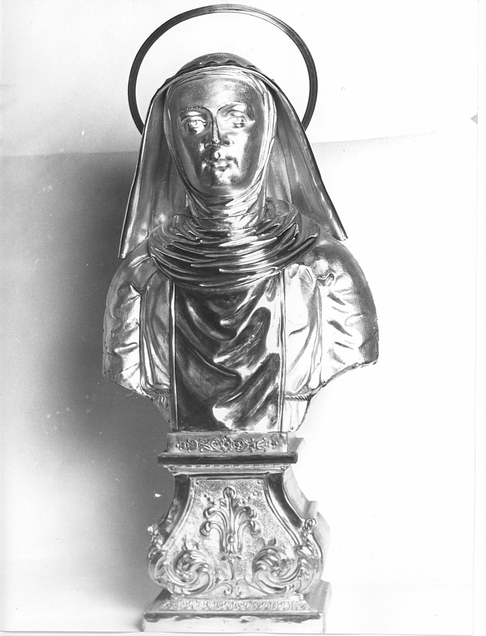 reliquiario - a busto, opera isolata - bottega italiana (sec. XIX)