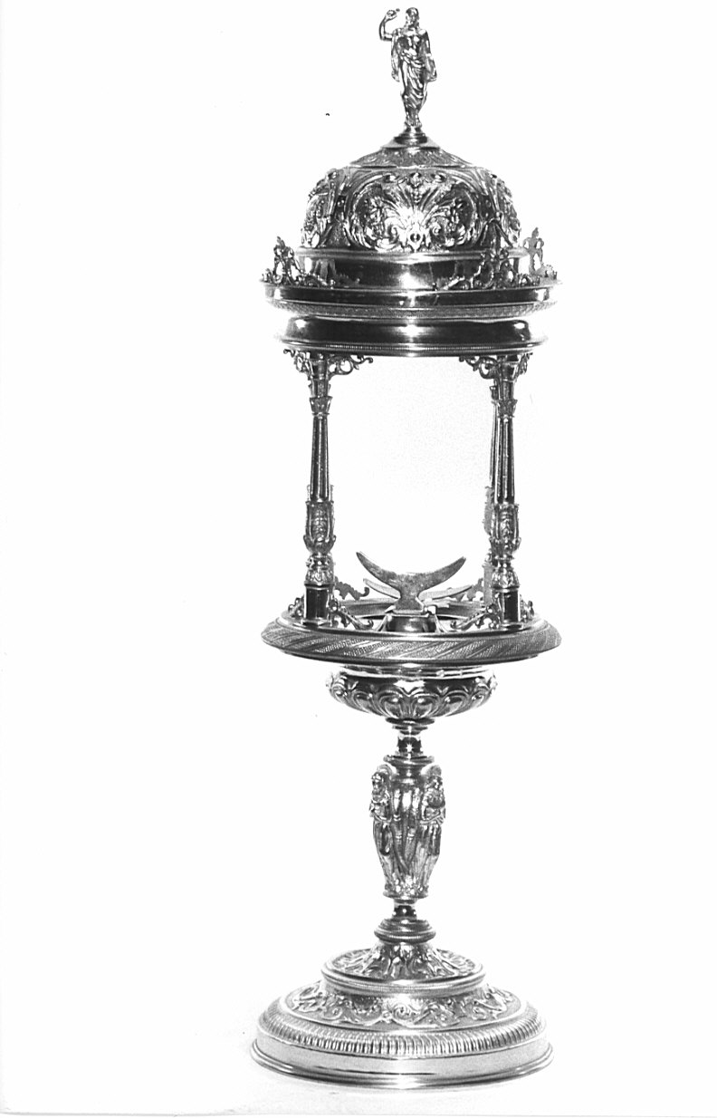 ostensorio, opera isolata - bottega italiana (fine sec. XIX)