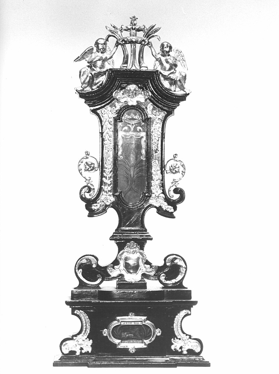 reliquiario, serie - bottega italiana (metà sec. XIX)