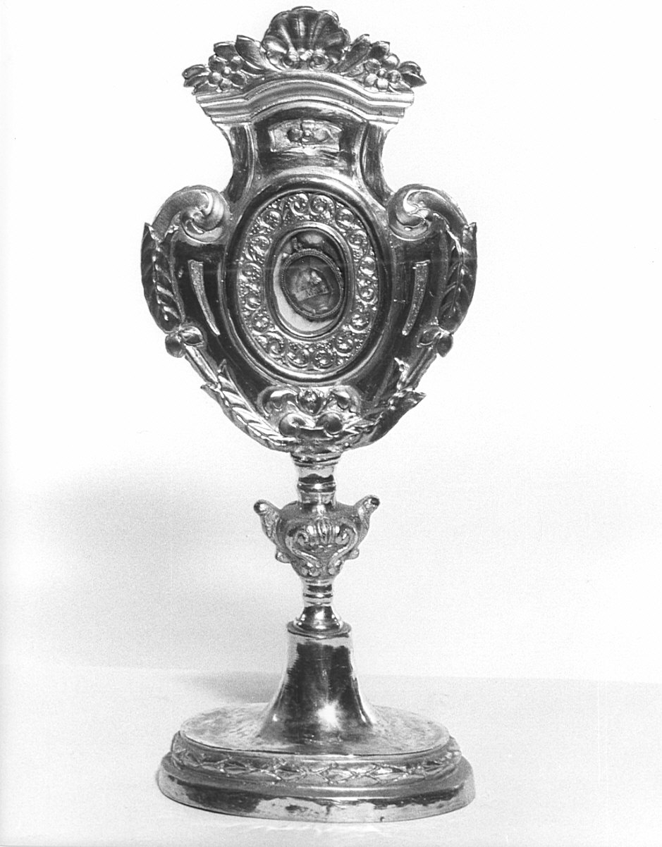 reliquiario, opera isolata - bottega italiana (sec. XVIII)