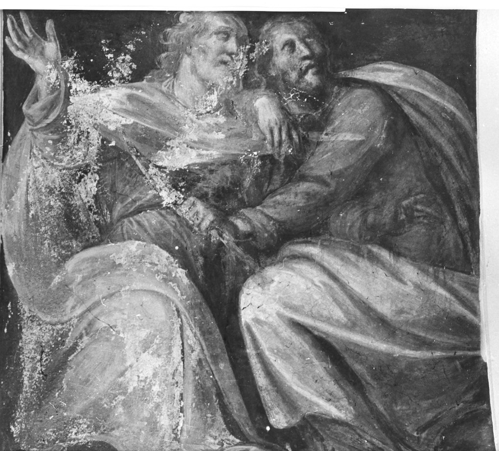 apostoli (dipinto, elemento d'insieme) di Della Rovere Giovanni Battista detto Fiammenghino (attribuito), Della Rovere Giovanni Mauro detto Fiammenghino (attribuito) (inizio sec. XVII)