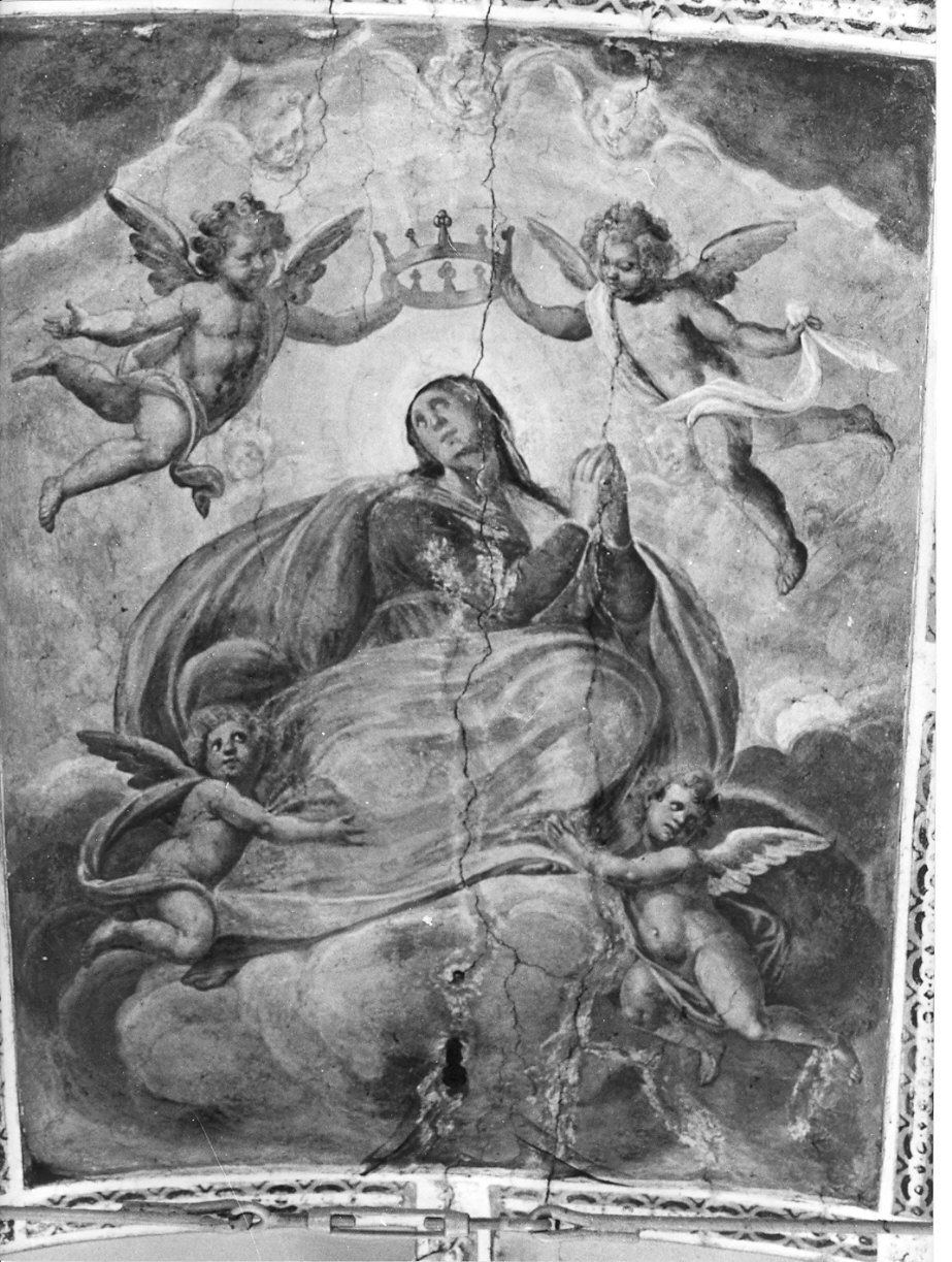 Madonna con Bambino e angeli (dipinto, ciclo) di Della Rovere Giovanni Battista detto Fiammenghino (attribuito), Della Rovere Giovanni Mauro detto Fiammenghino (attribuito) (inizio sec. XVII)
