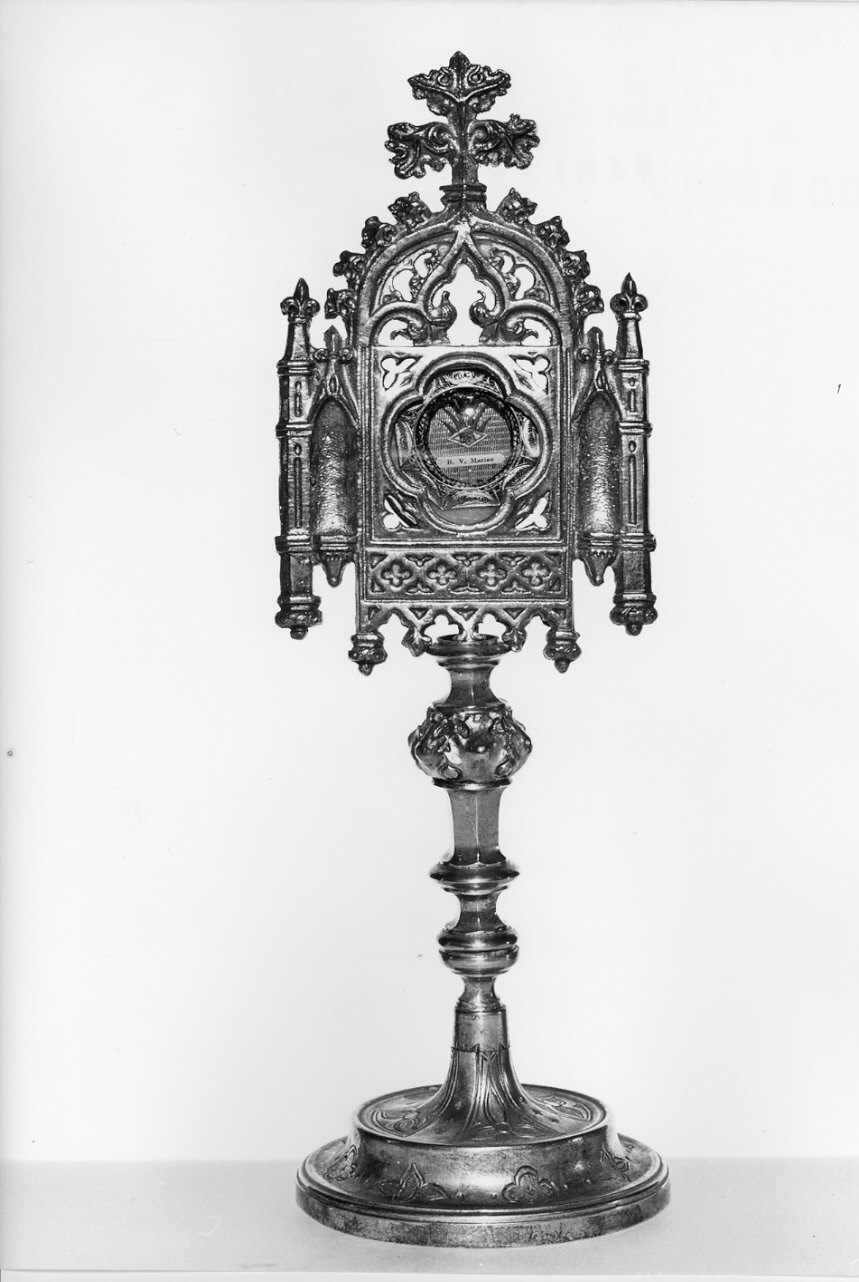 reliquiario, opera isolata - bottega italiana (seconda metà sec. XIX)