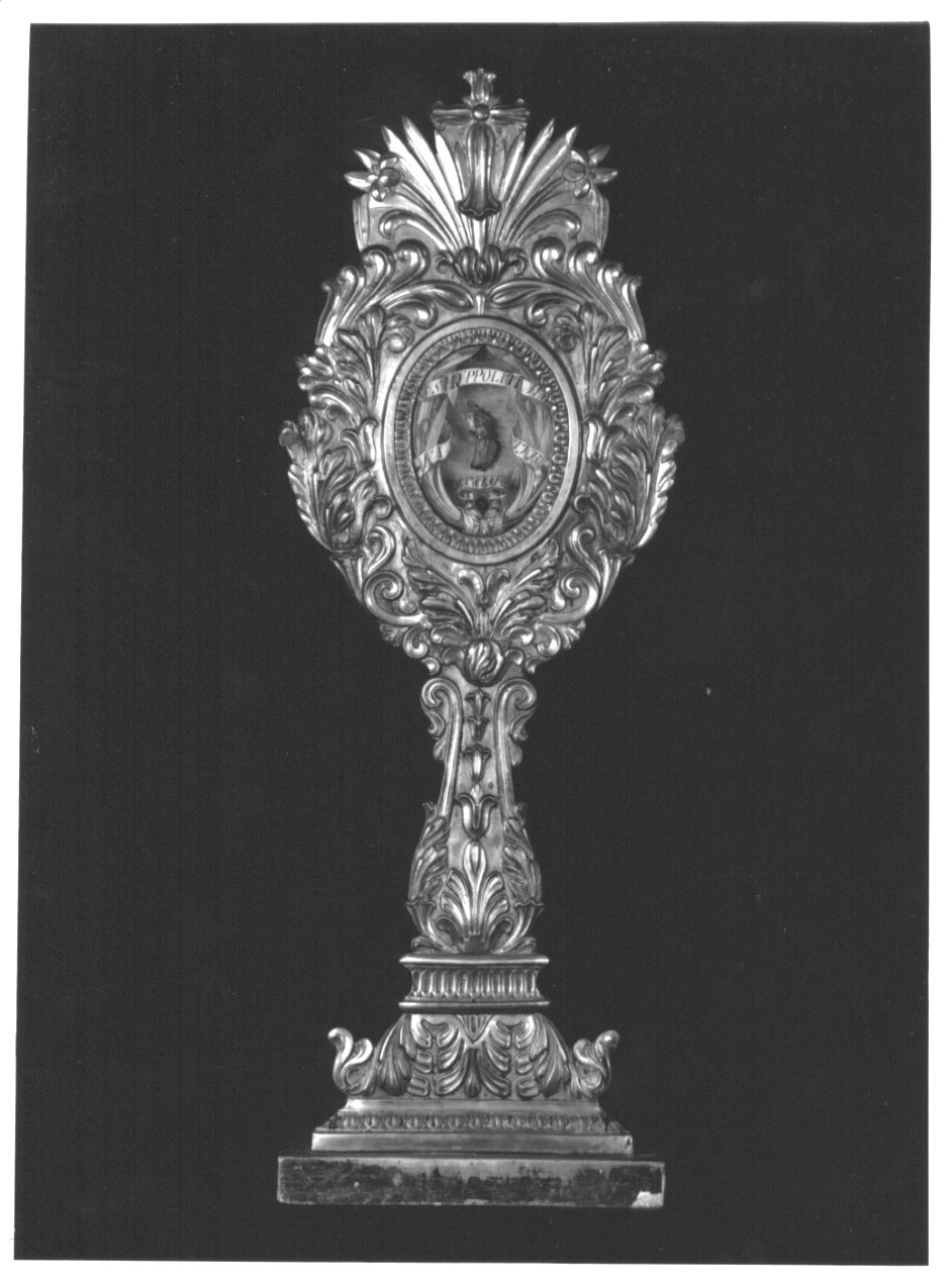 reliquiario, opera isolata - ambito lombardo (sec. XIX)