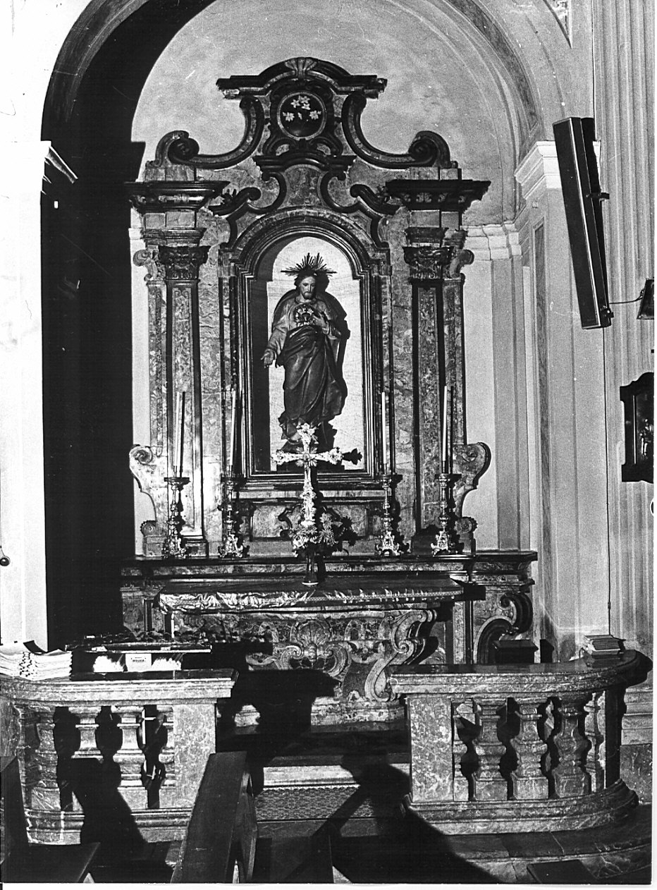 altare maggiore, complesso decorativo - bottega lombarda (sec. XVIII)