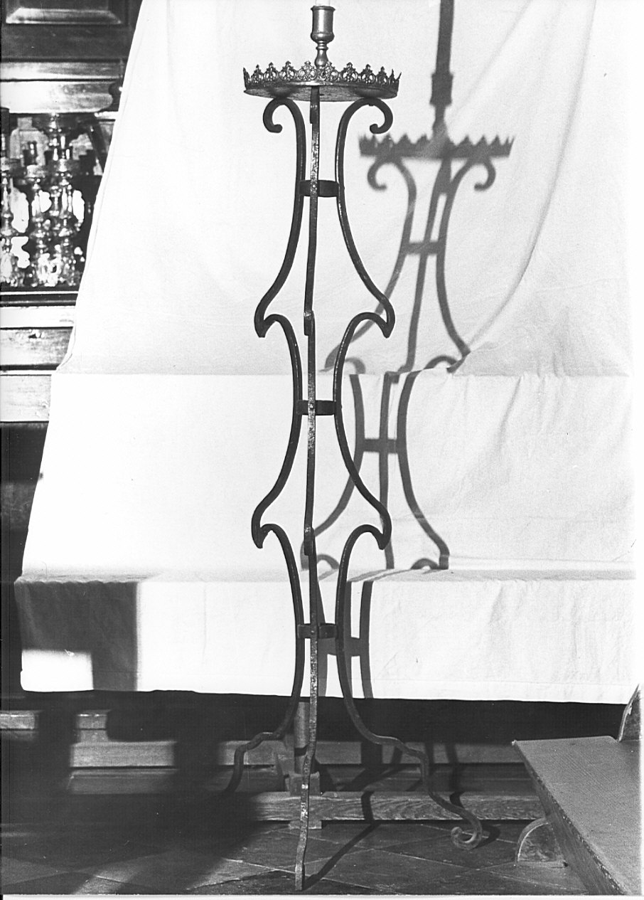 candeliere, serie - bottega lombarda (sec. XIX)