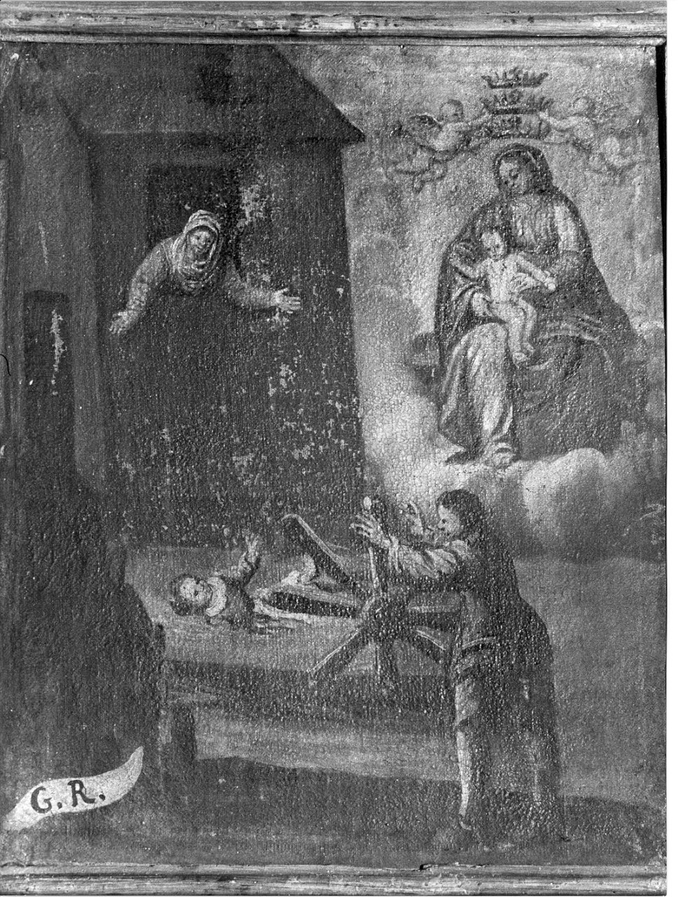 ex voto, opera isolata - ambito lombardo (secc. XVII/ XVIII)