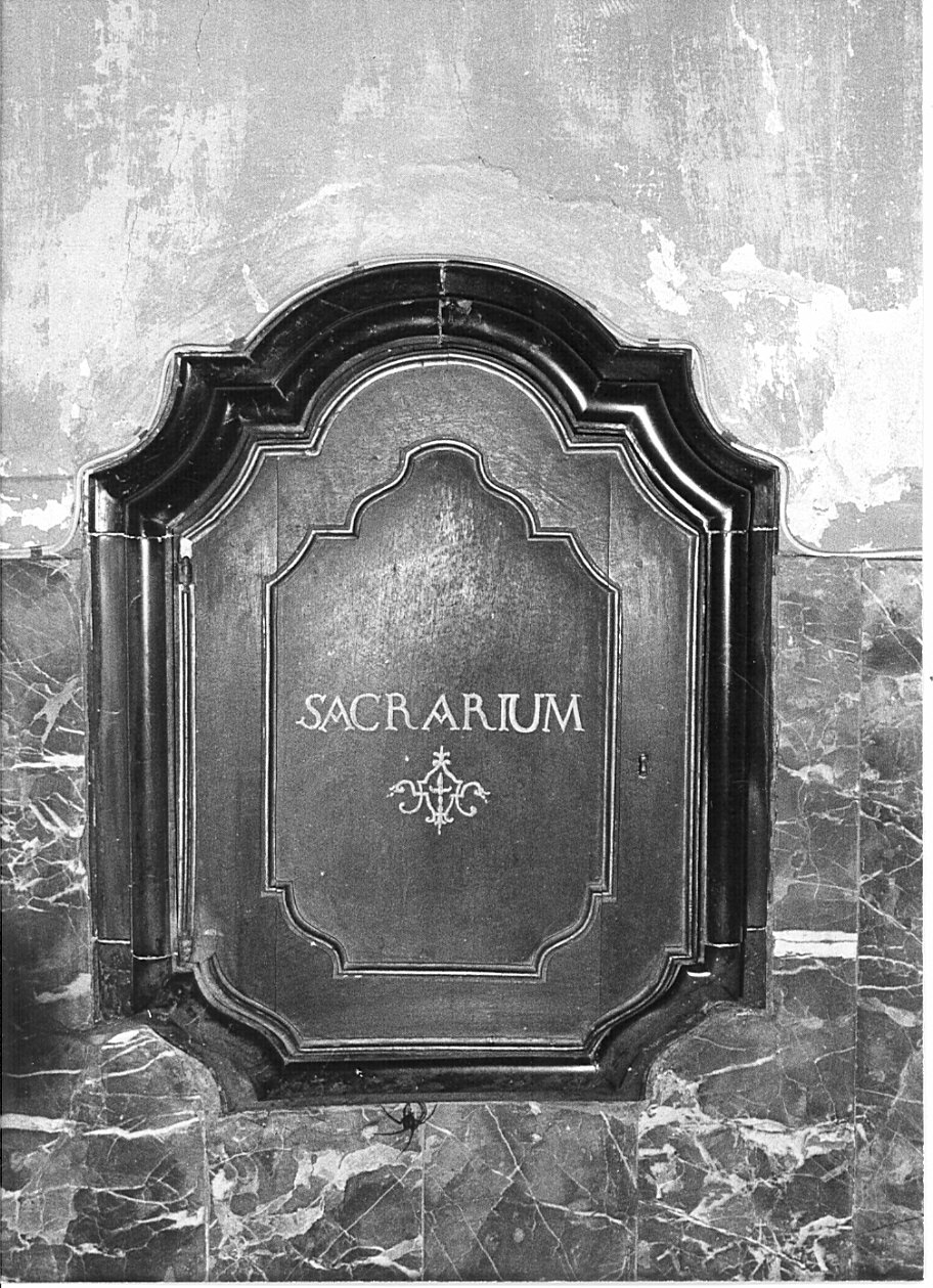 armadietto per oli santi, coppia - bottega lombarda (sec. XVIII)