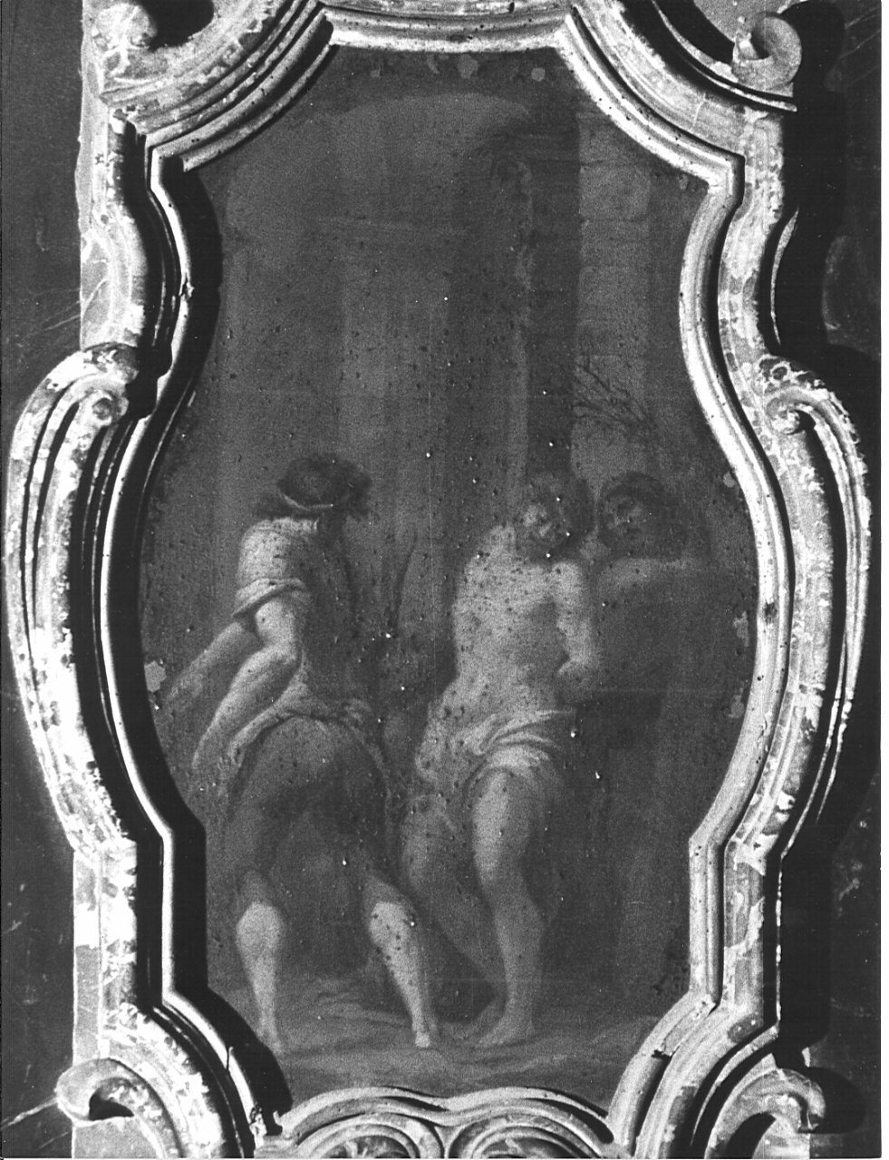 flagellazione di Cristo (dipinto, elemento d'insieme) - ambito lombardo (sec. XVIII)