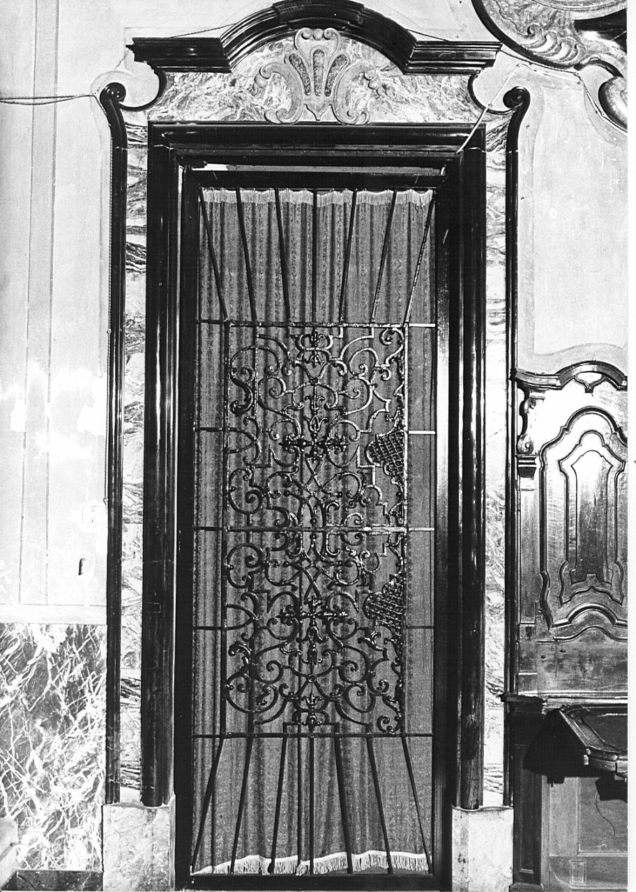 cancellata di altare, opera isolata - bottega lombarda (sec. XVIII)