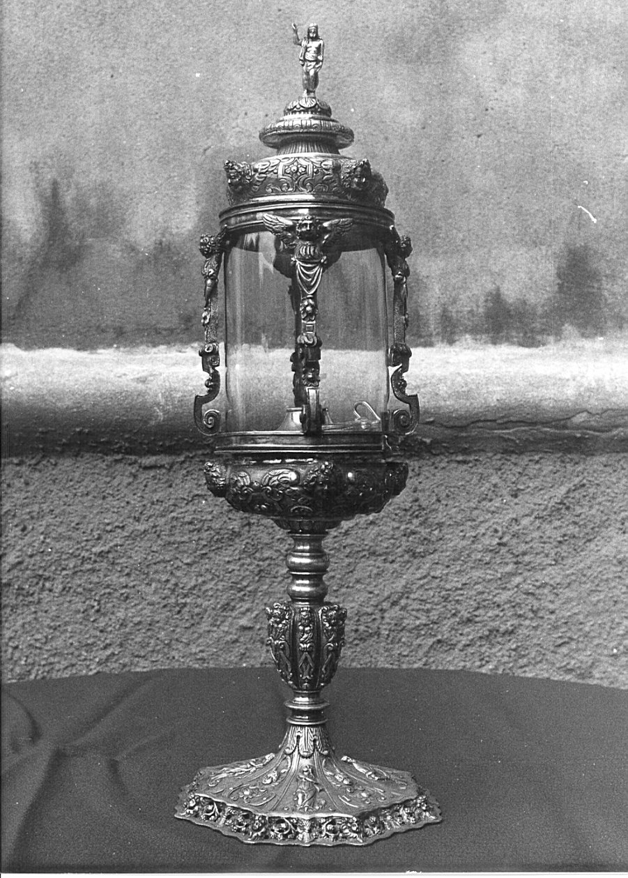 ostensorio, opera isolata - bottega lombarda (fine/inizio secc. XVII/ XVIII)