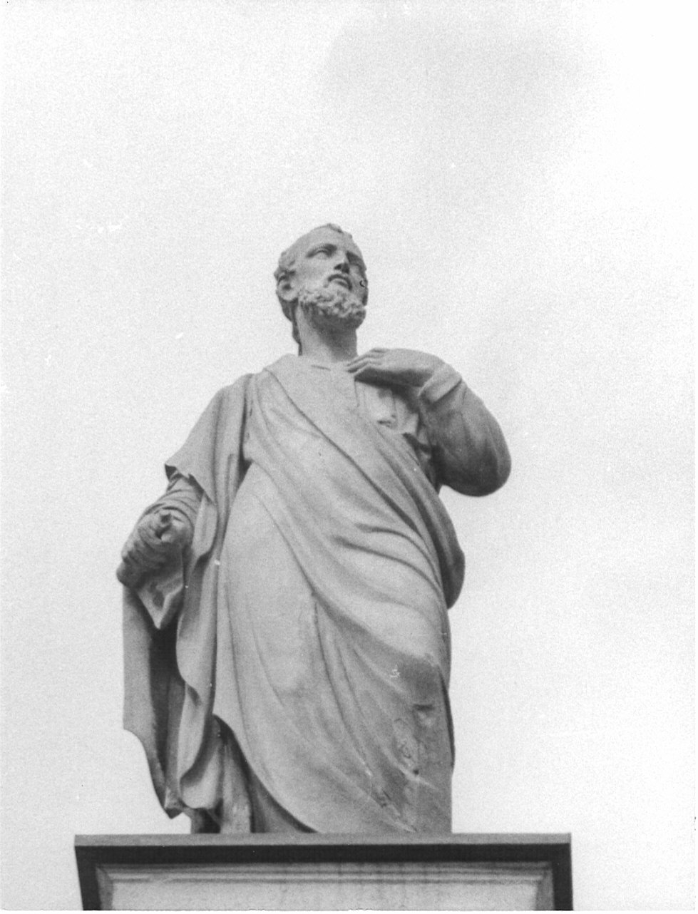 Sant'Ambrogio (scultura, opera isolata) - bottega lombarda (sec. XIX)