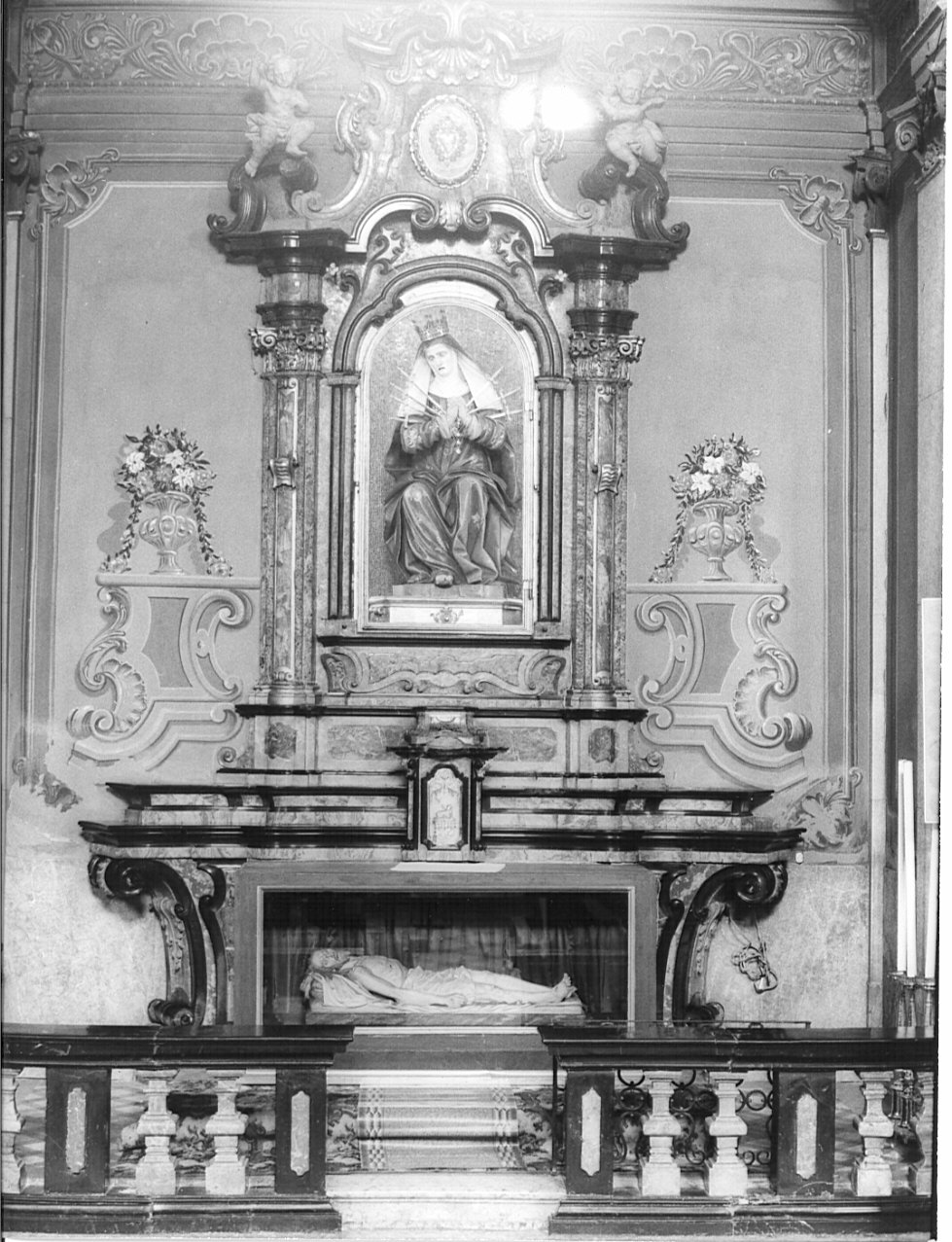 altare, complesso decorativo - bottega lombarda (sec. XVIII)