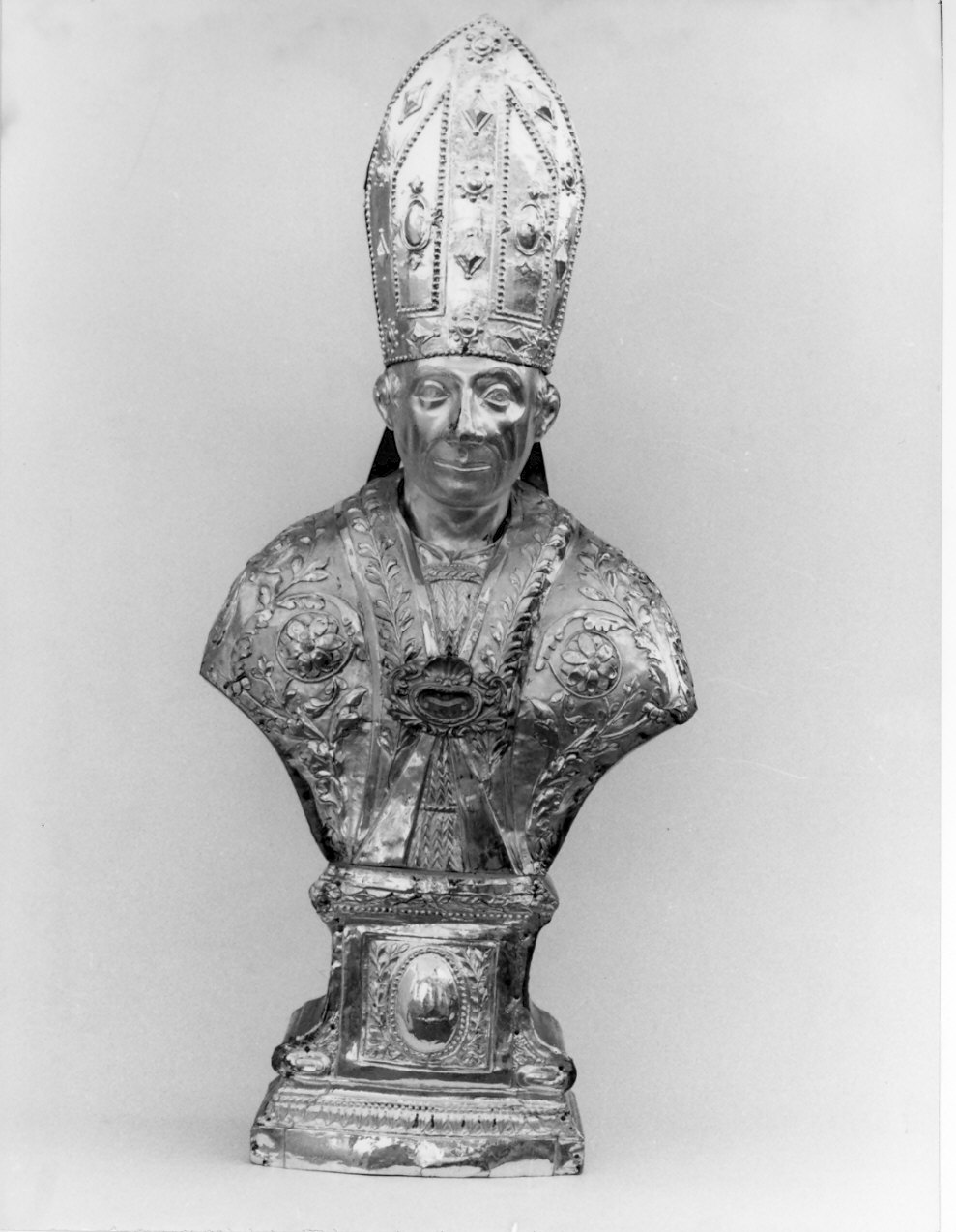 San Carlo Borromeo (reliquiario - a busto, opera isolata) - bottega lombarda (sec. XIX)