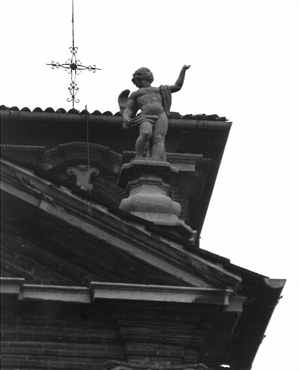 angelo (statua, pendant) - bottega lombarda (secondo quarto sec. XVIII)