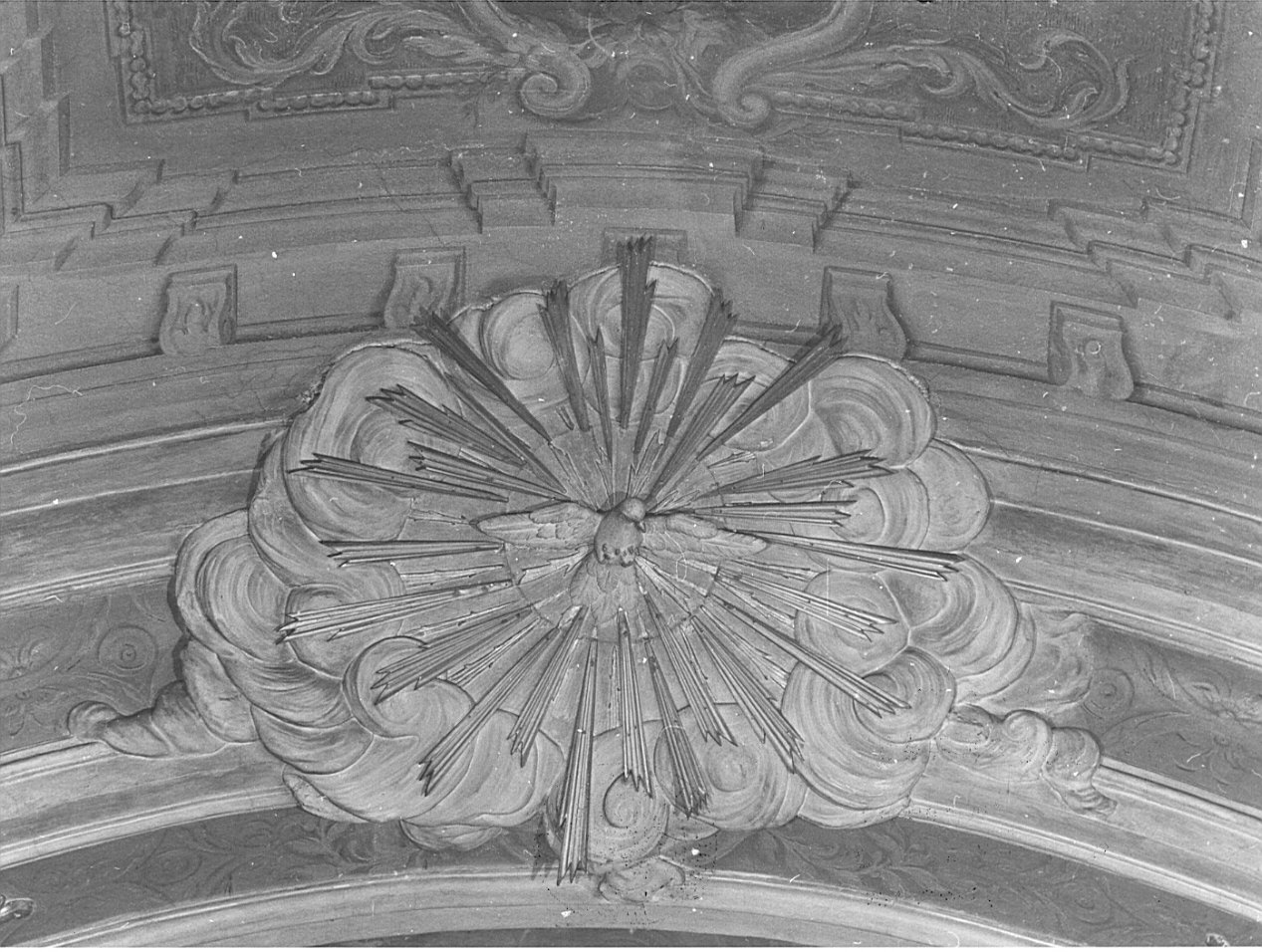 colomba dello Spirito Santo (decorazione plastica, opera isolata) - bottega lombarda (sec. XIX)