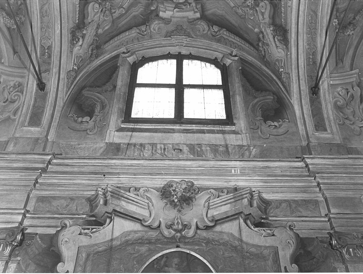 Motivi decorativi architettonici (decorazione pittorica, opera isolata) di Perrucchetti Carlo (sec. XVIII)