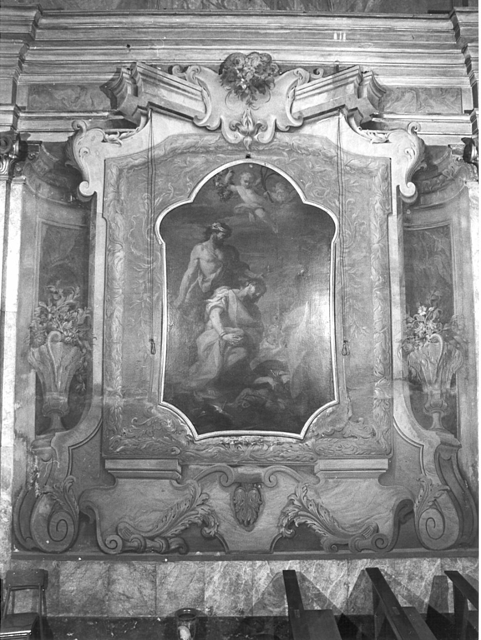 Motivi decorativi architettonici (decorazione plastico-pittorica, coppia) di Perrucchetti Carlo (sec. XVIII)