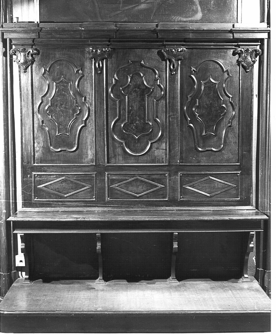 panca, opera isolata - bottega lombarda (sec. XVIII, sec. XIX)