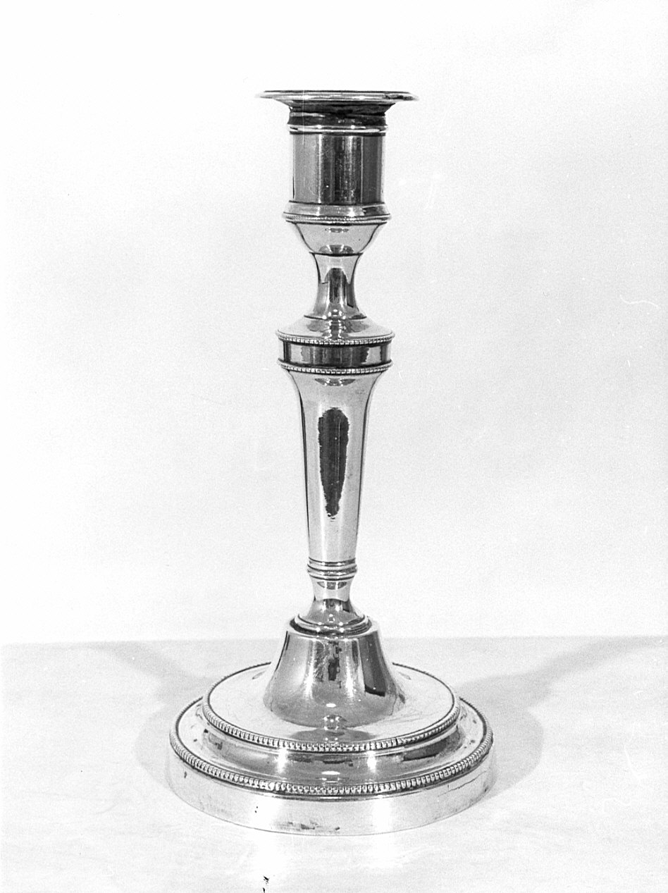 candeliere, coppia - bottega lombarda (seconda metà sec. XIX)